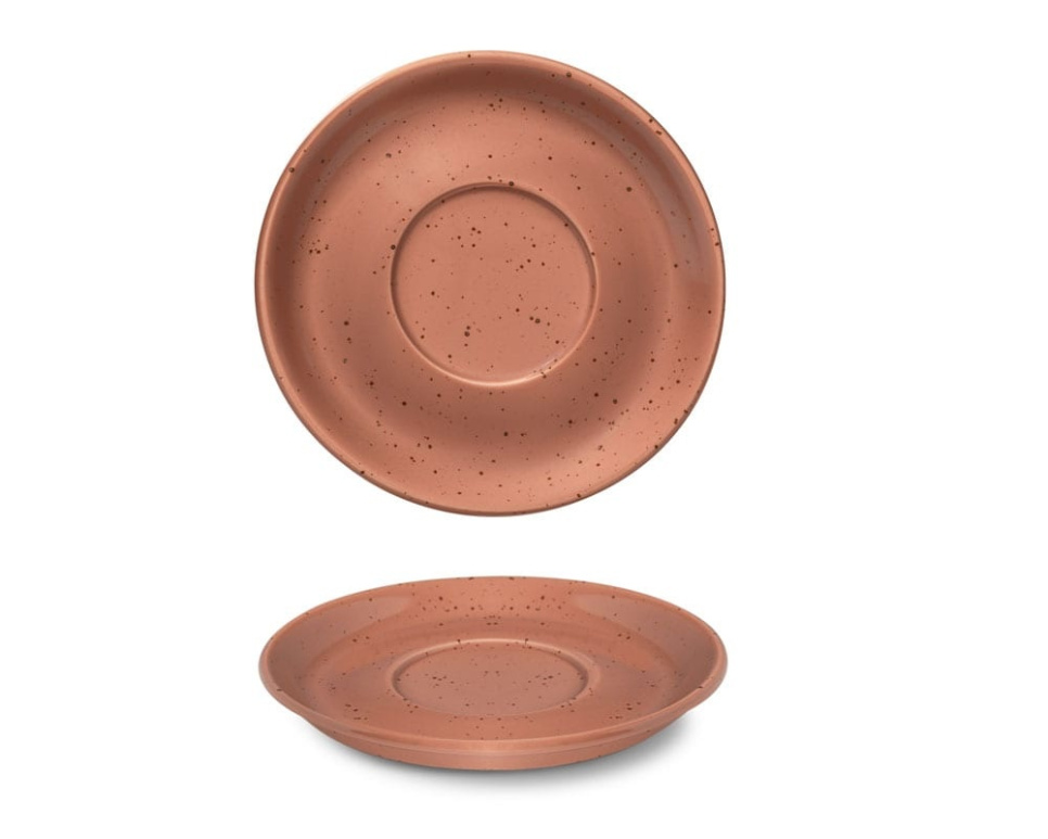 Coffee saucer, 15 cm, Lifestyle Terracotta - Lilien in the group Table setting / Plates, Bowls & Dishes / Fat at KitchenLab (1069-12041)