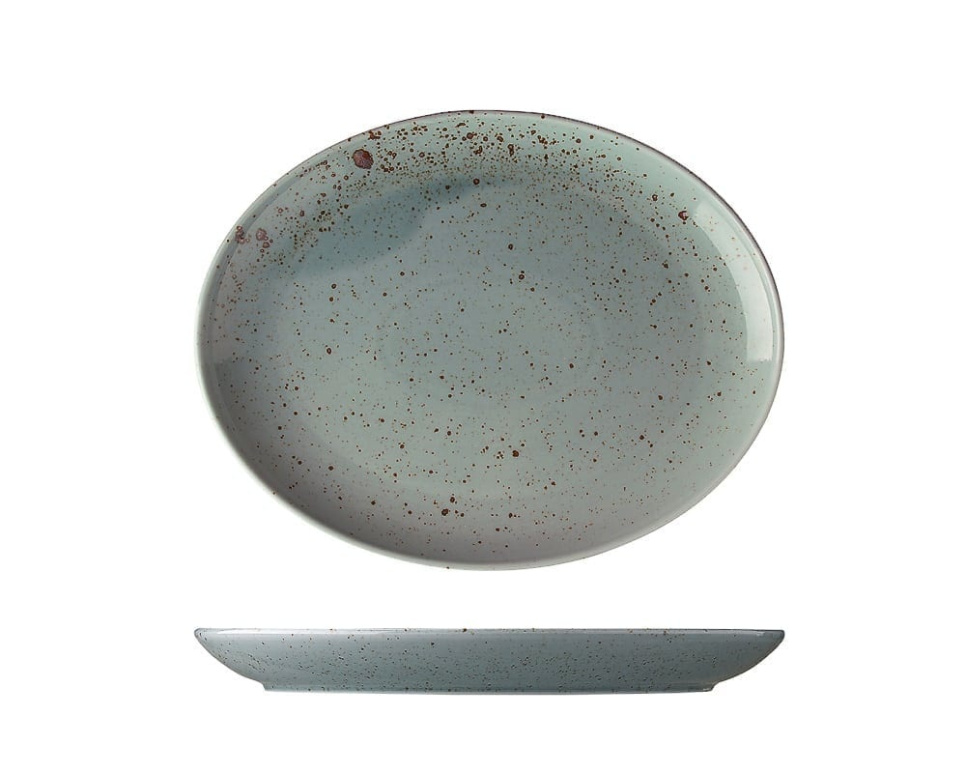 Oval plate, 28 x 22 cm, Rainforest in the group Table setting / Plates, Bowls & Dishes / Plates at KitchenLab (1069-16011)