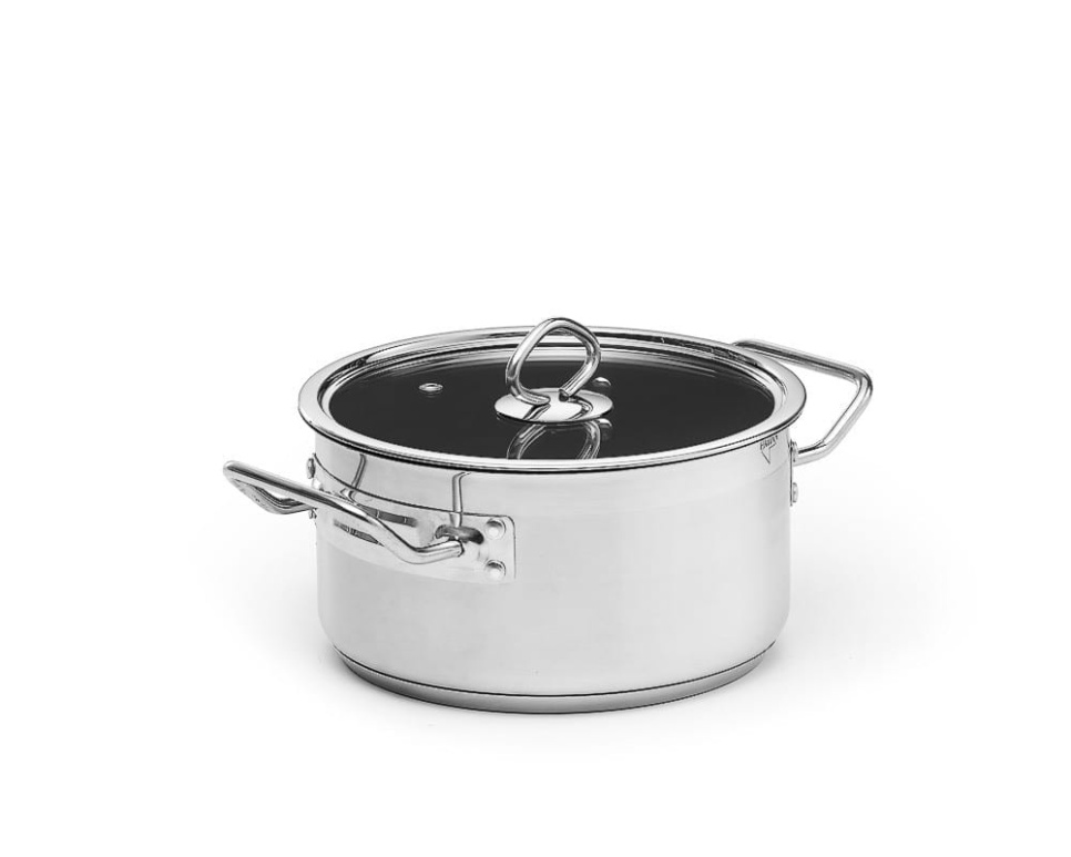 Coated stock pot in stainless steel, with lid - Patina in the group Cooking / Pots & Pans / Pots at KitchenLab (1069-17449)