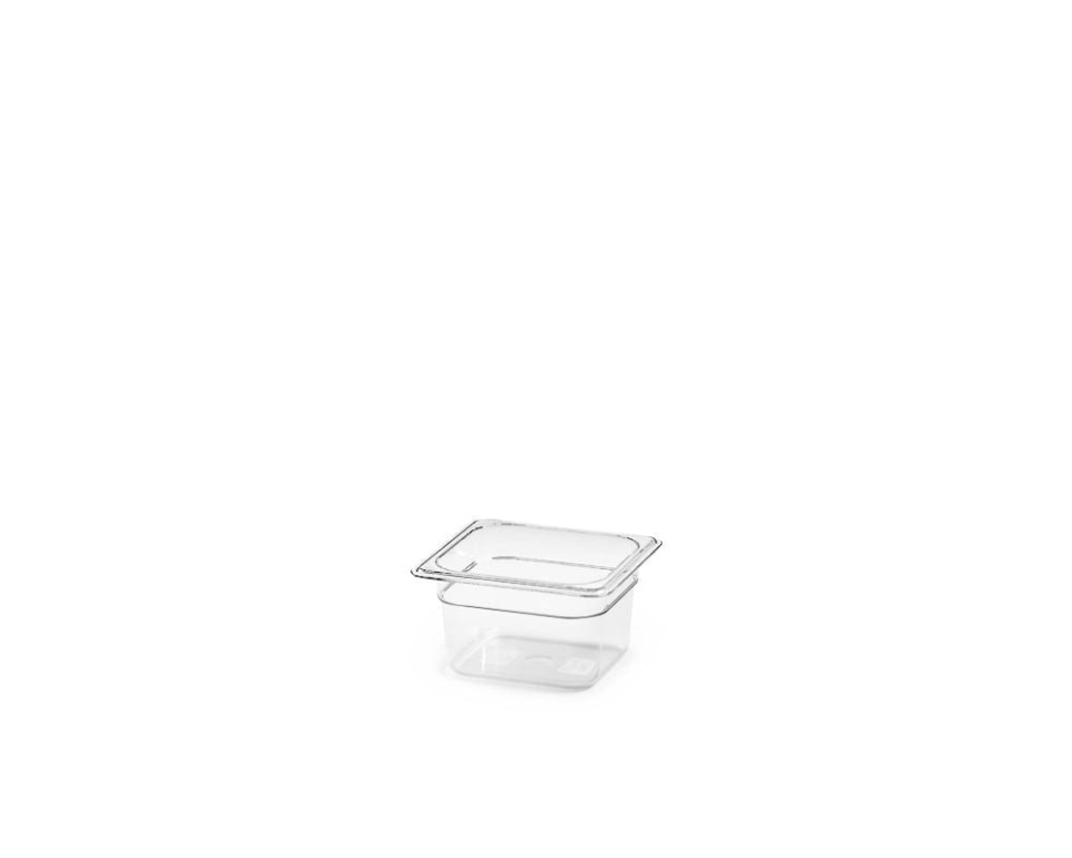 Gastro Norm en plastique GN 1/6, transparent - Patina dans le groupe Cuisine / Plats de cuisson et produits GastroNorms / GastroNorms / GastroNorms en plastique l\'adresse The Kitchen Lab (1069-17535)