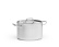 Medium stock pot in stainless steel, with lid - Patina