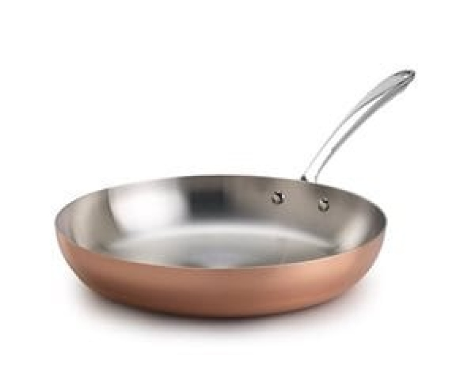 Frying pan, 3-ply in copper with induction base - Agnelli in the group Cooking / Frying pan / Frying pans at KitchenLab (1069-19943)