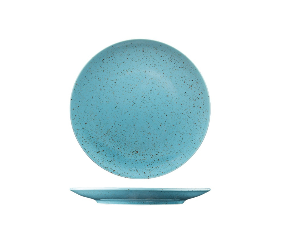 Flat plate, 21 cm, Lifestyle Arctic Blue - Lilien in the group Table setting / Plates, Bowls & Dishes / Plates at KitchenLab (1069-20403)