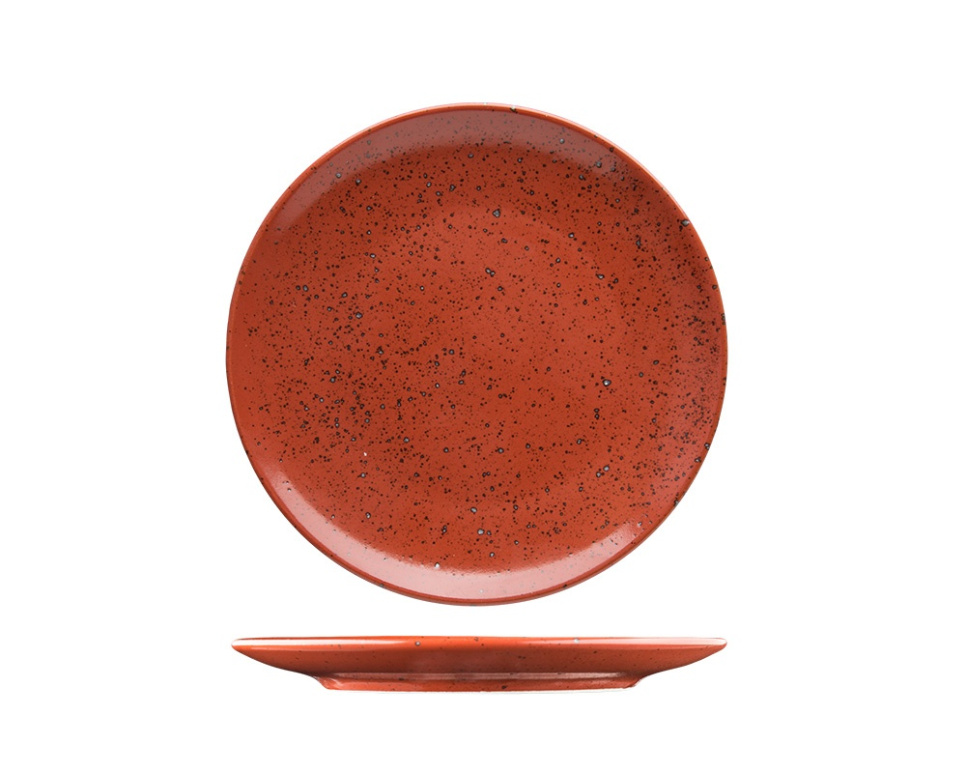 Flat plate, 24 cm, Lifestyle Volcano - Lilien in the group Table setting / Plates, Bowls & Dishes / Plates at KitchenLab (1069-20420)