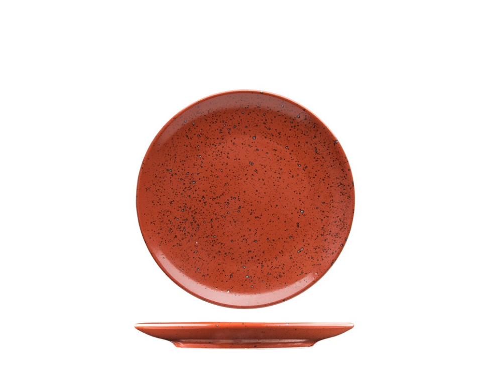 Flat plate, 16 cm, Lifestyle Volcano - Lilien in the group Table setting / Plates, Bowls & Dishes / Side plates at KitchenLab (1069-20421)