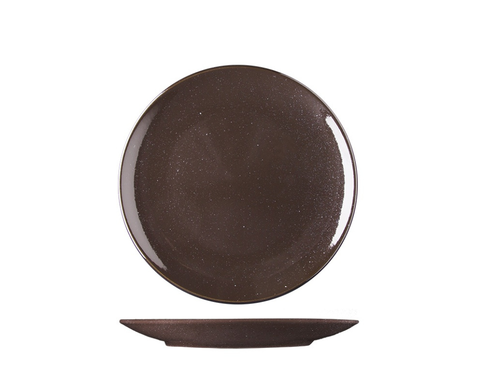 Flat plate, 21 cm, Lifestyle Ebony - Lilien in the group Table setting / Plates, Bowls & Dishes / Plates at KitchenLab (1069-20448)