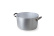 Aluminum stock pot, low - Agnelli