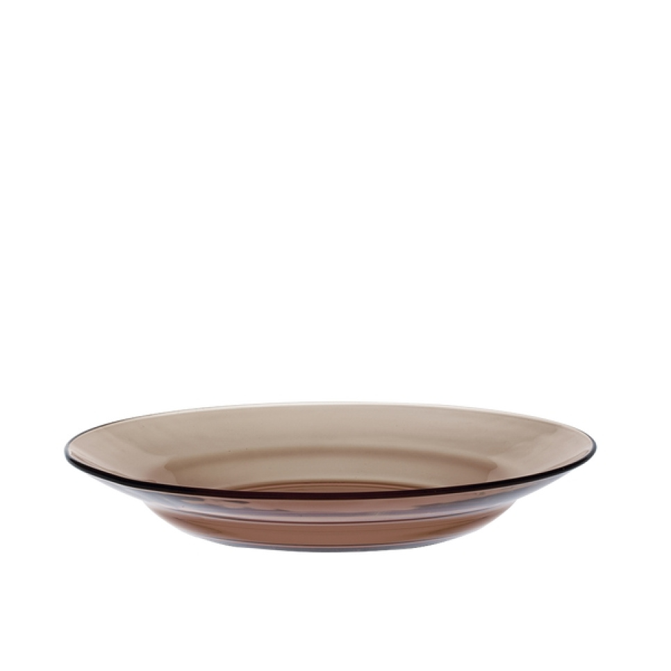 Deep Glass Plate 23 cm, Light Sepia - Duralex in the group Table setting / Plates, Bowls & Dishes / Plates at KitchenLab (1069-29221)
