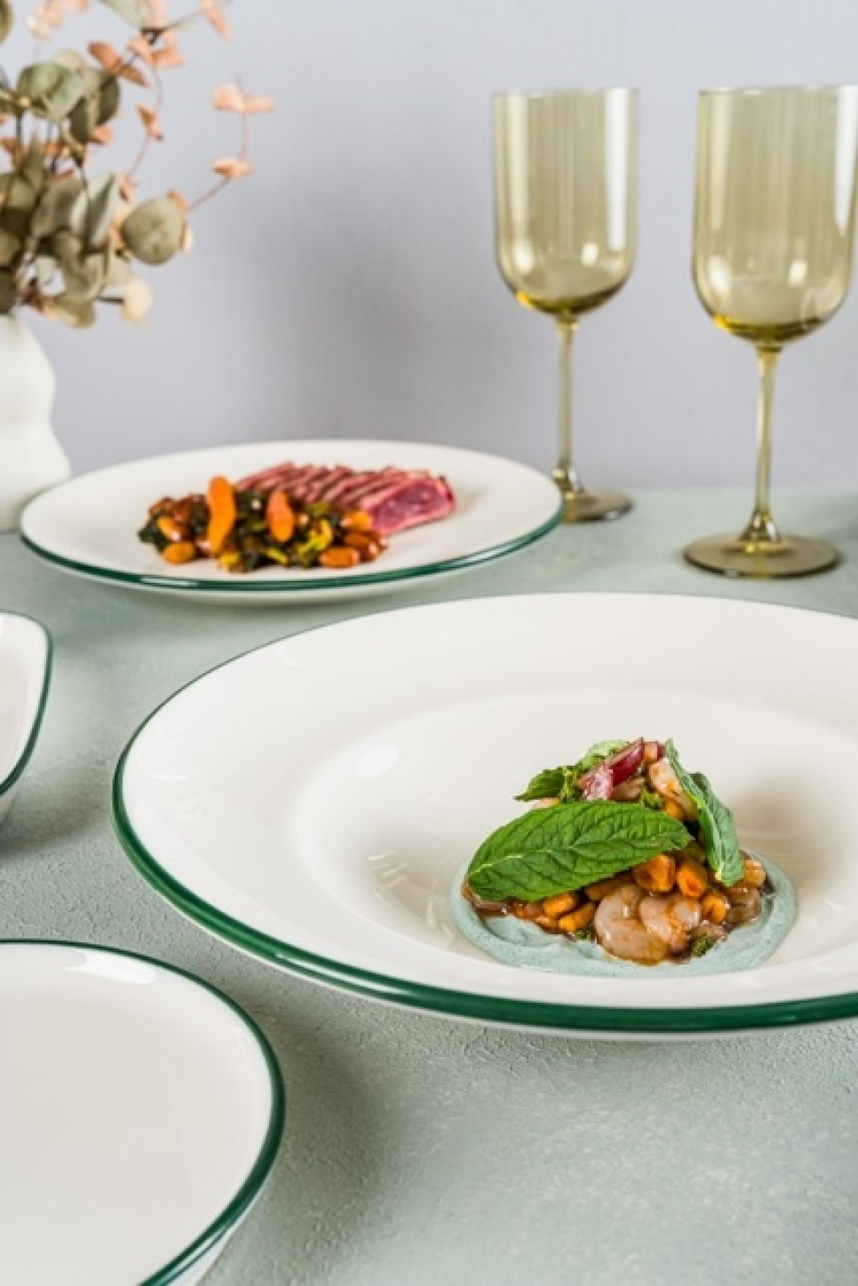 Platte 15 x 8,5 cm, Gourmet Linea Green - Bonna