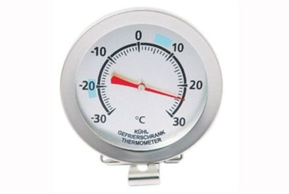 Analog freezer/fridge thermometer with clips - Mingle in the group Cooking / Gauges & Measures / Kitchen thermometers / Simple thermometers at KitchenLab (1070-10514)