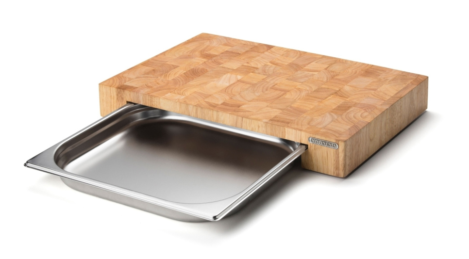 Chopping board with drawer, 39x27x6 cm - Continenta