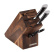 Knife block for 5 knives + Bryne, Acacia - Continenta