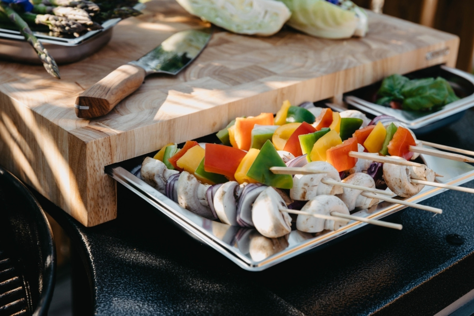 Chopping board with 3 trays, 48x32 cm - Continenta