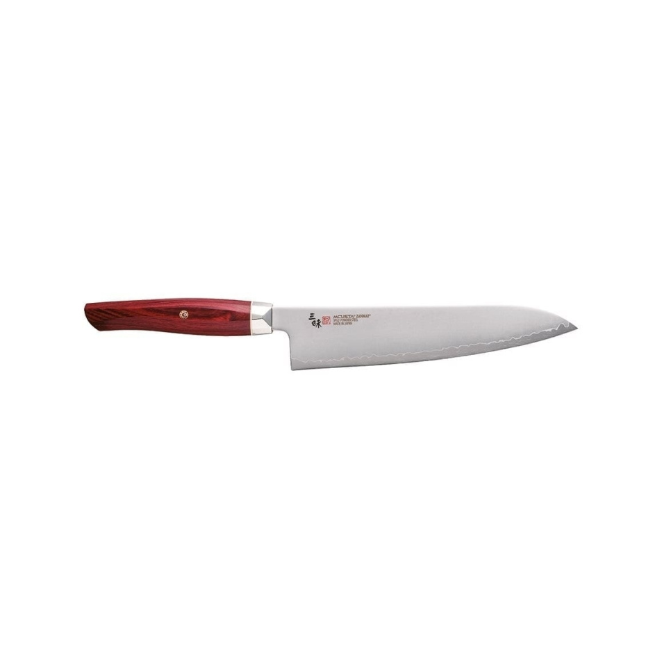 Gyuto, 21cm, Rouge Révolution - Mcusta/Zanmai dans le groupe Cuisine / Couteaux de cuisine / Couteaux de chef l\'adresse The Kitchen Lab (1070-17345)