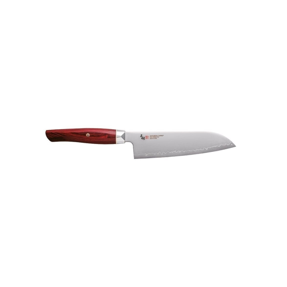 Santoku, 18cm, Revolution Red- Mcusta/Zanmai dans le groupe Cuisine / Couteaux de cuisine / Couteaux Santoku l\'adresse The Kitchen Lab (1070-17348)