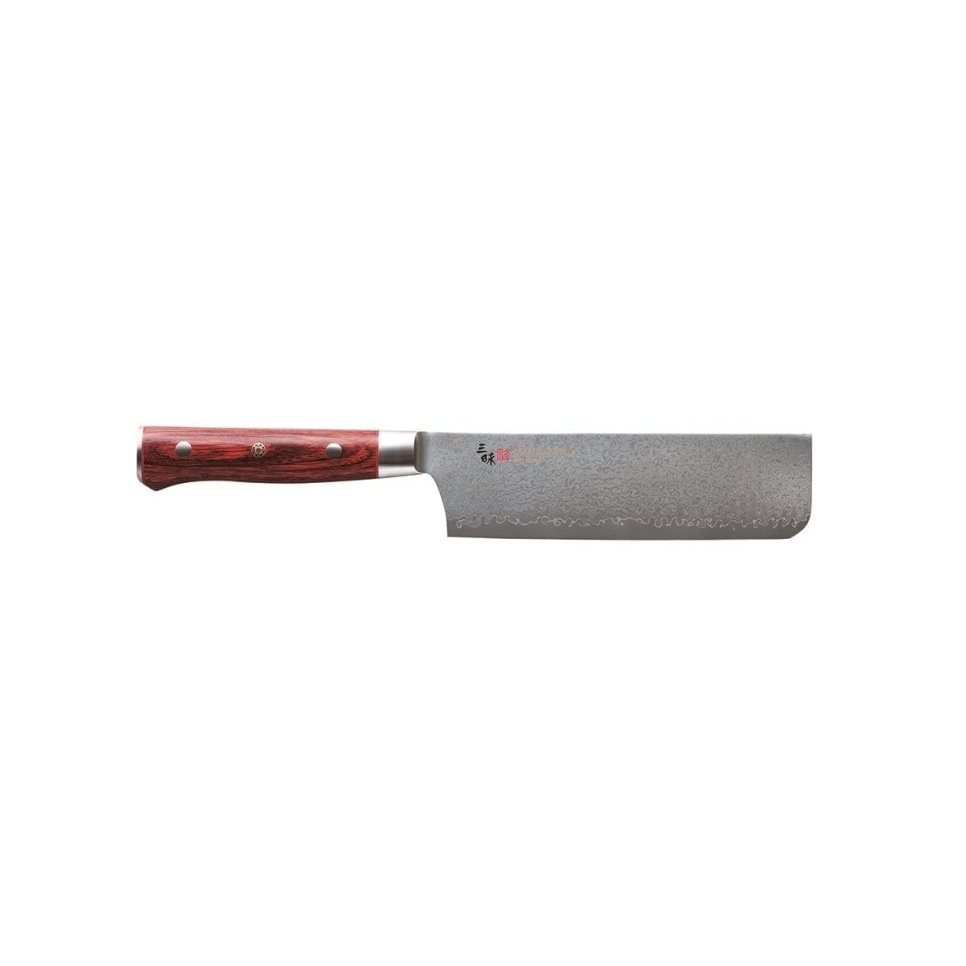 Nakiri, 15,5 cm, Damascus Flame - Mcusta/Zanmai dans le groupe Cuisine / Couteaux de cuisine / Couteaux à légumes l\'adresse The Kitchen Lab (1070-17356)