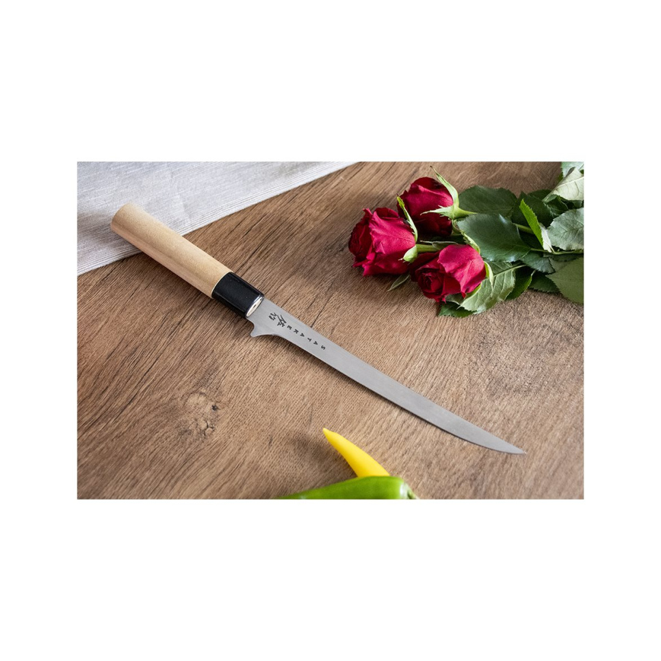 Flexibel filleting knife, 17 cm, Houcho - Satake