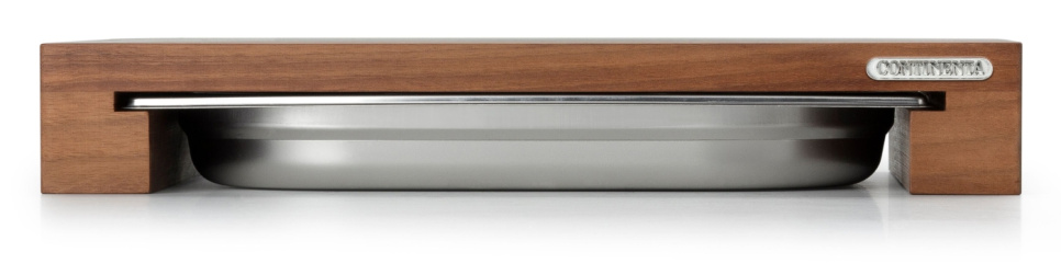 Chopping board with 1 draw, walnut - Continenta