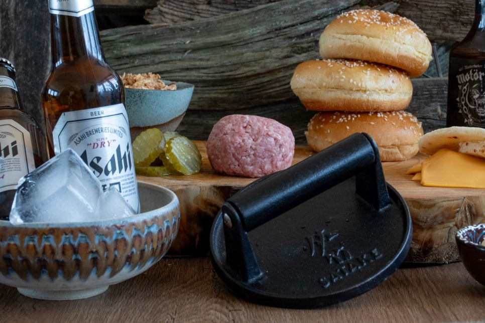 Barbecue press/smash - Satake