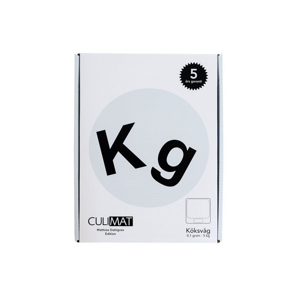 Digital kitchen scale, 0,5gr - 5kg, Mathias Dahlgren - Culimat
