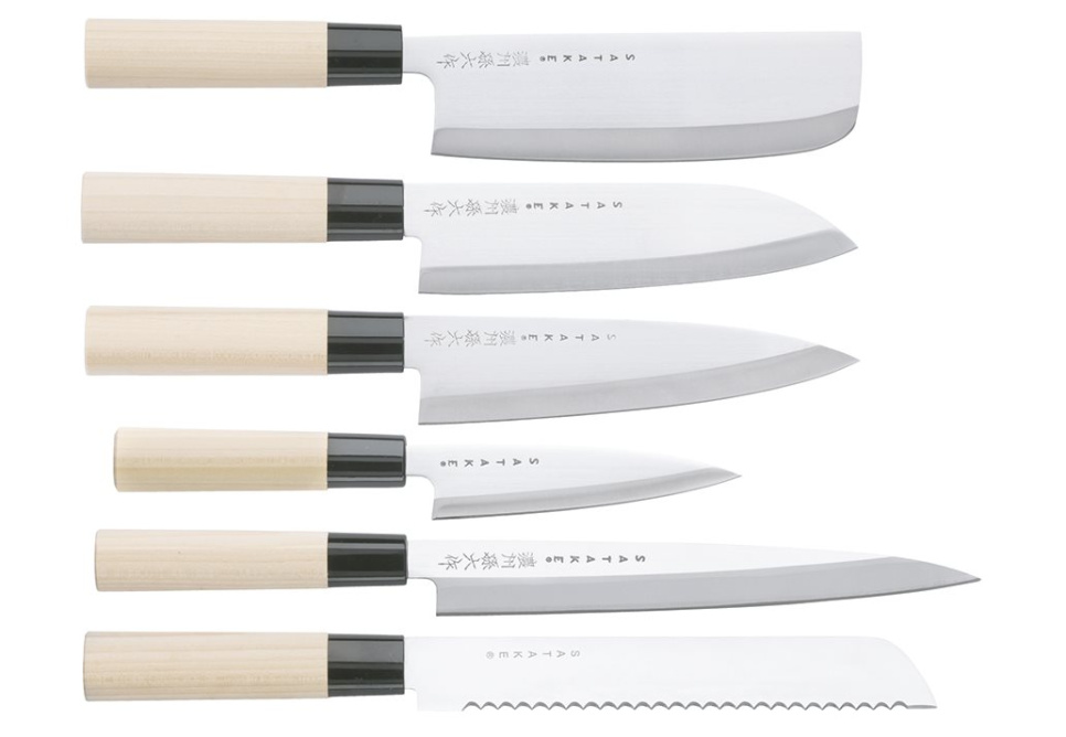 Houcho Knife set, 6 knives - Satake in the group Cooking / Kitchen knives / Knife set at KitchenLab (1070-33335)