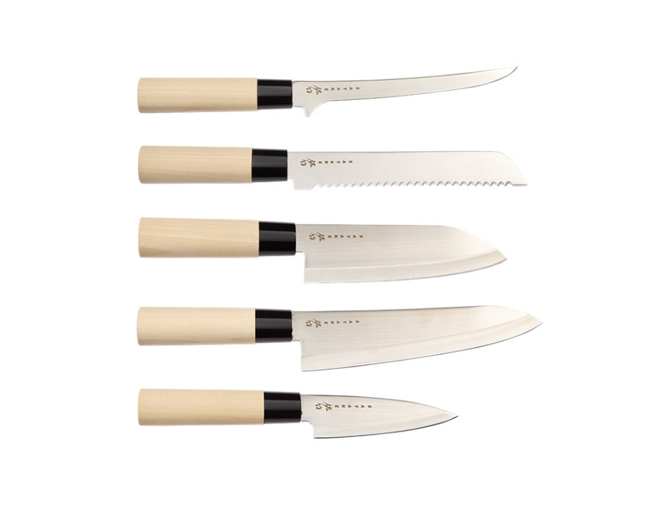 Houcho Knife set, 5 knives - Satake in the group Cooking / Kitchen knives / Knife set at KitchenLab (1070-33336)
