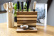 Magnetic Knife Stand, Acacia - Satake