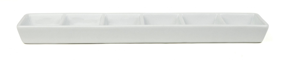 Rectangular serving dish, 6 compartments - Xantia