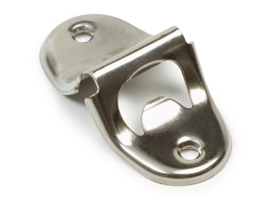 Bottle opener wall mounting