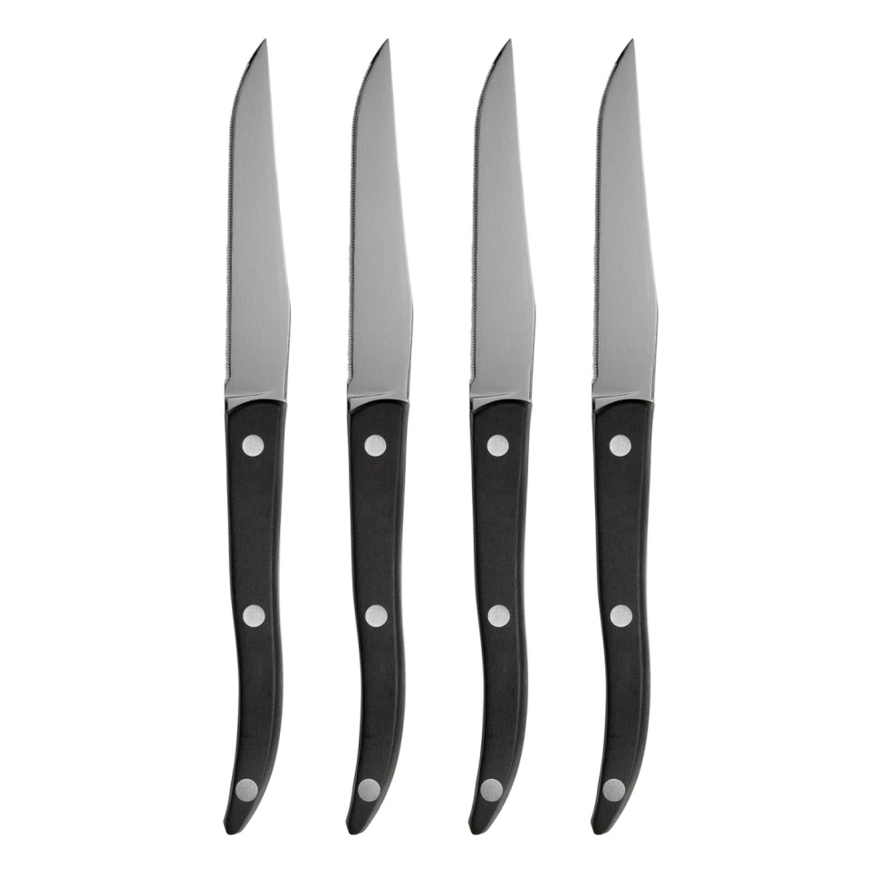 Grill Knives Palermo Curve, 4-pack - Exxent in the group Table setting / Cutlery / at KitchenLab (1071-28327)