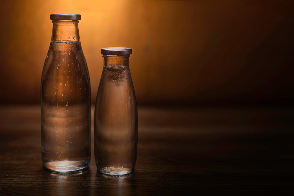 Serving bottle with screw cap, 0.5 L - Exxent