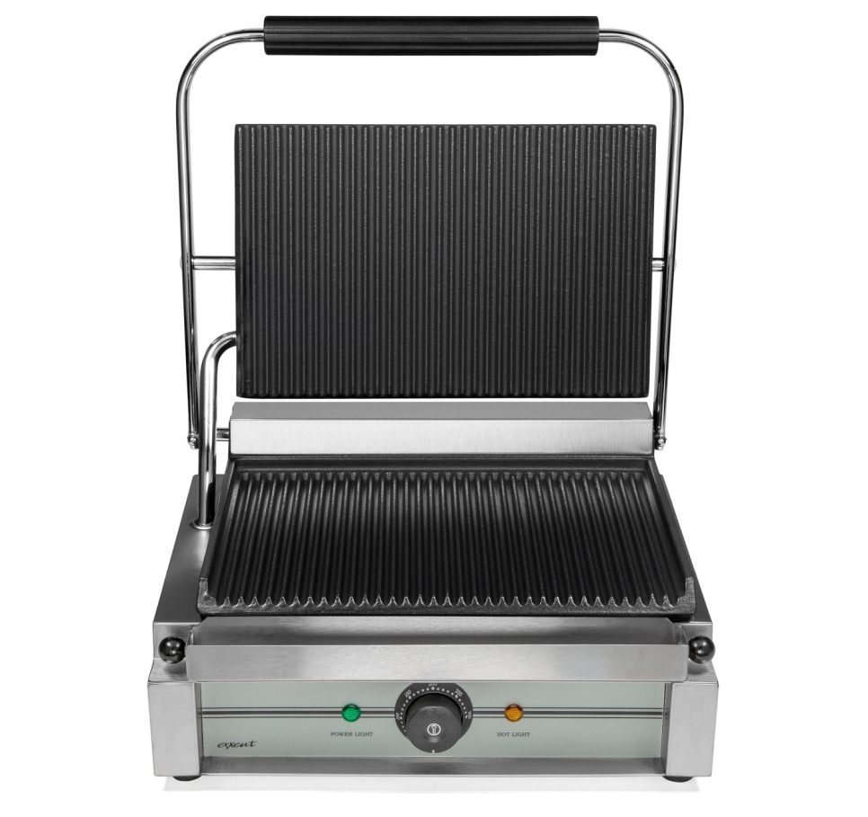 Panini clamp grill, ribbed - Exxent in the group Kitchen appliances / Heating & Cooking / Panini press at KitchenLab (1071-32018)