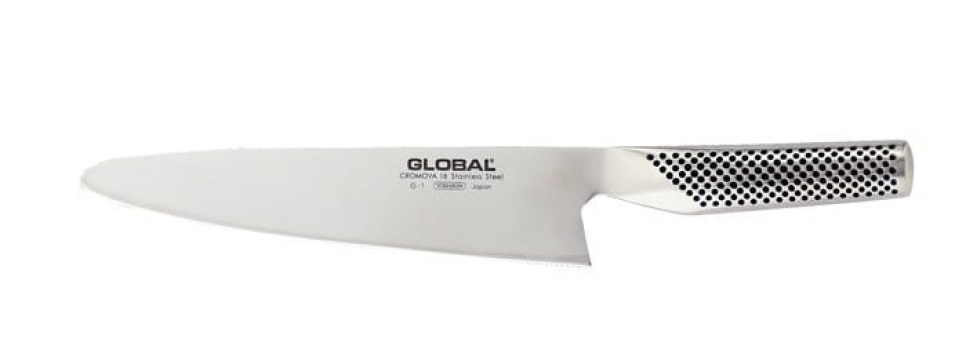 Global G-1 Chef\'s knife 21 cm, rounded tip in the group Cooking / Kitchen knives / Chef\'s knives at KitchenLab (1073-10390)
