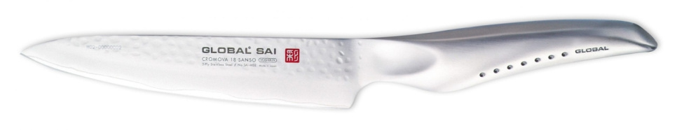 Couteau universel 14,5cm - Global Sai dans le groupe Cuisine / Couteaux de cuisine / Couteaux multi usage l\'adresse The Kitchen Lab (1073-11721)
