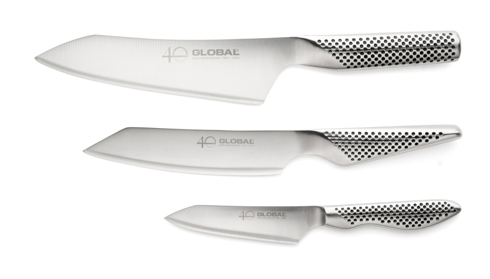 Knifeset, G-4, GS-58, GS-110, 40 year anniversary - Global in the group Cooking / Kitchen knives / Chef\'s knives at KitchenLab (1073-29592)