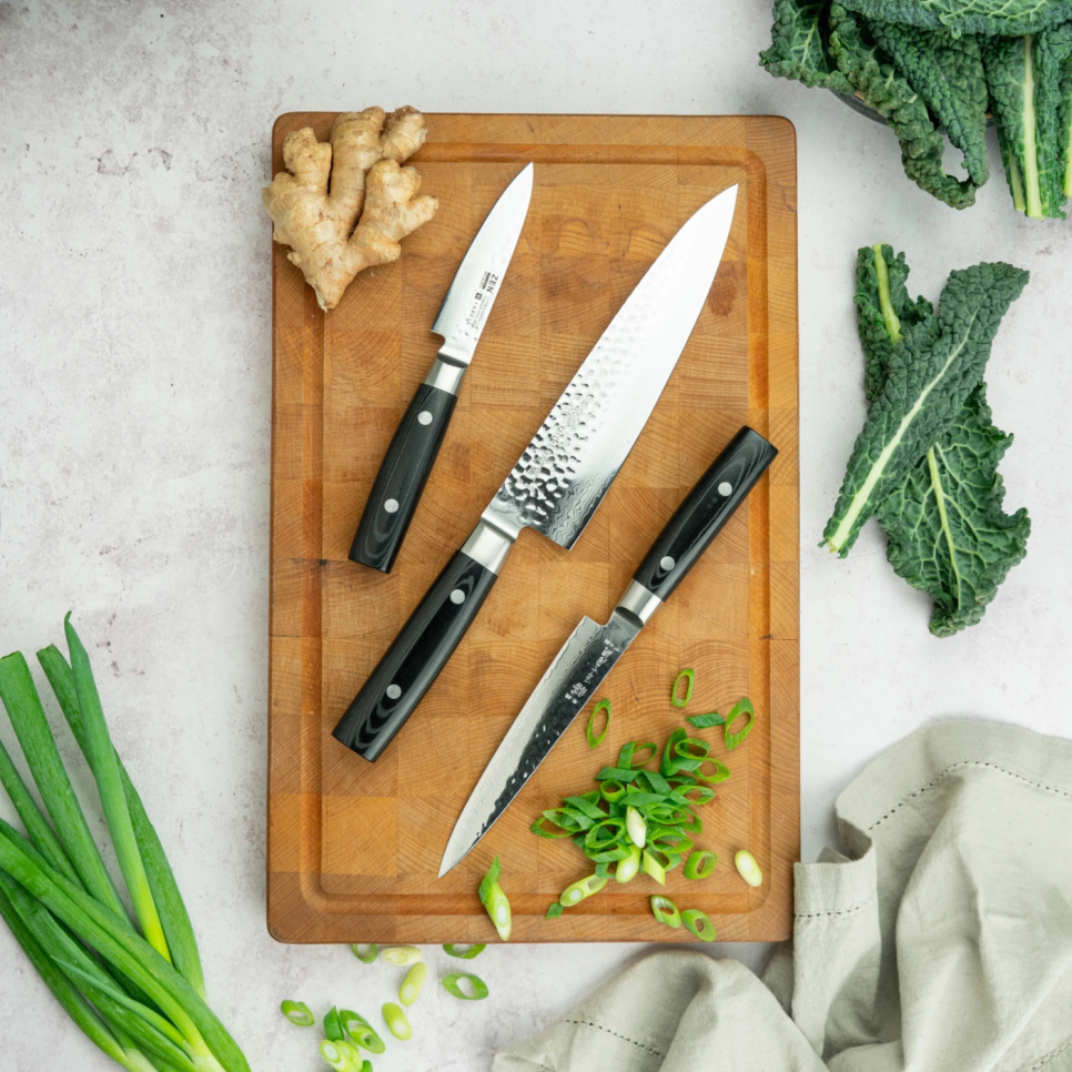 Knife set 3 pieces Chef\'s knife 20cm + Utility knife 15cm + Paring knife 10cm, Zen - Yaxell