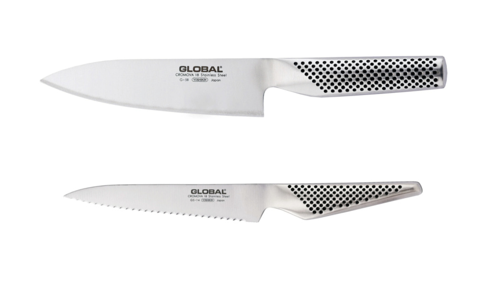 Knife set, G-58, GS14 - Global in the group Cooking / Kitchen knives / Knife set at KitchenLab (1073-32751)