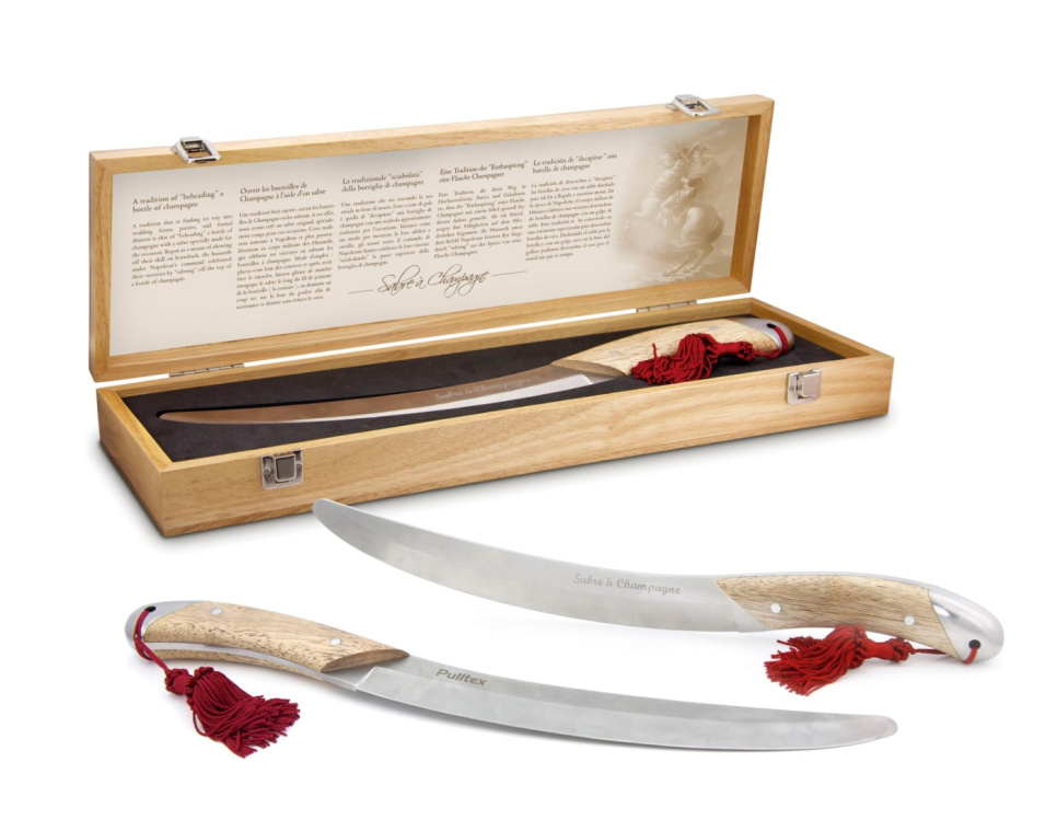 Champagne Sabre in Oak, Wine Concept - Pulltex in the group Bar & Wine / Wine accessories / Other wine accessories at KitchenLab (1073-34944)