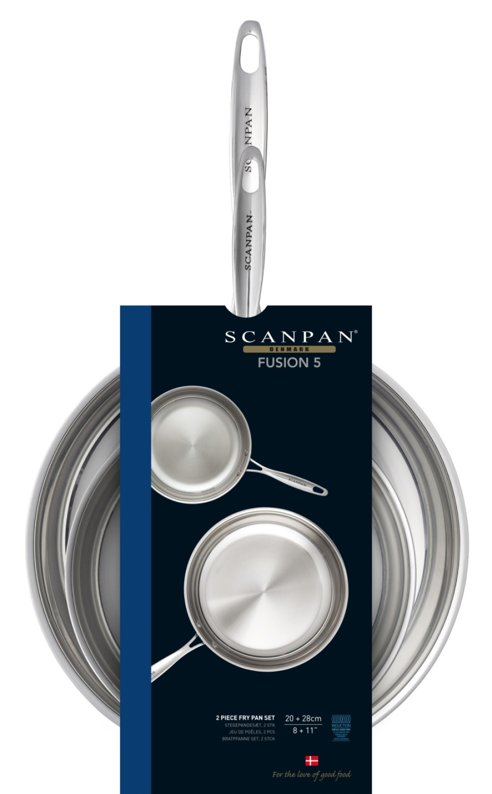Frying Pan Set, 20+28 cm, Fusion 5 - Scanpan