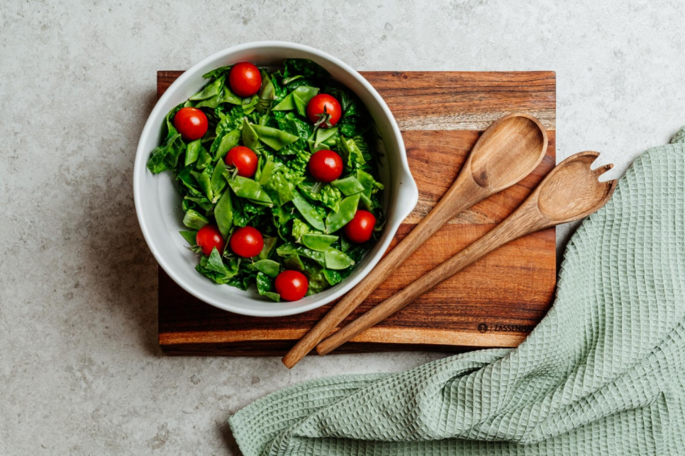 Salad servers in acacia, 35 cm - Zassenhaus