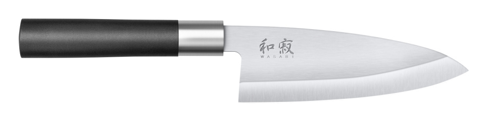 Deba knife 15 cm - KAI Wasabi Black in the group Cooking / Kitchen knives / Filet knives at KitchenLab (1074-13960)