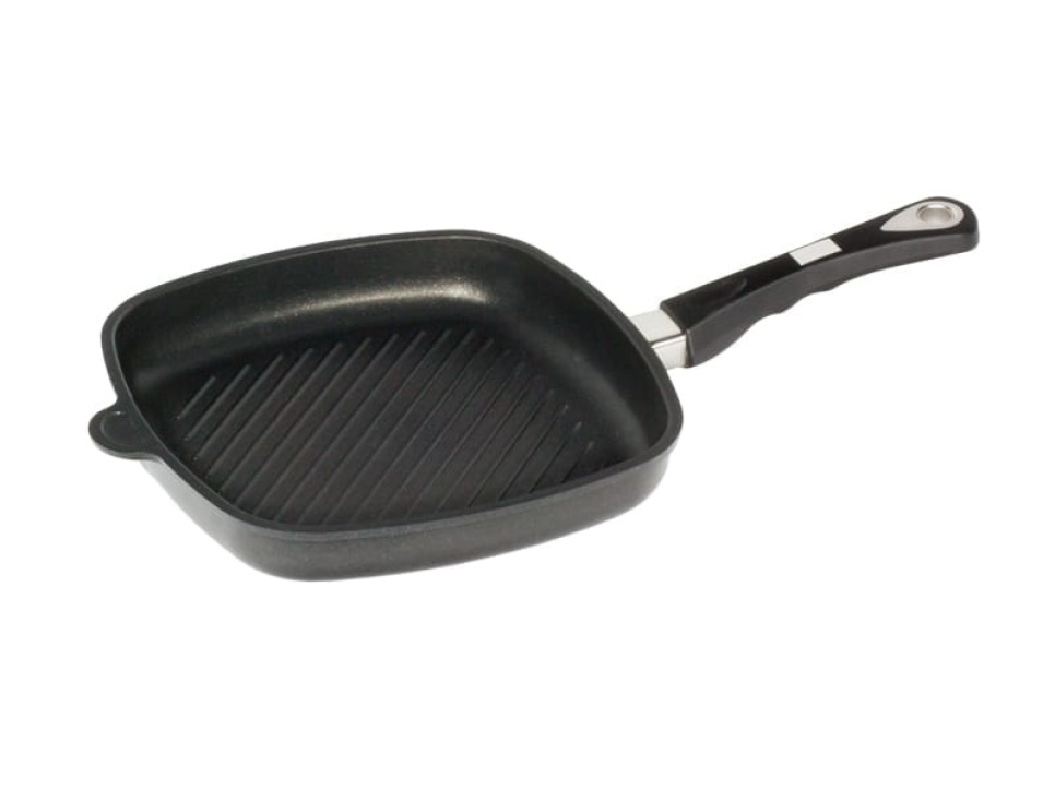 Griddle pan 26x26 cm - AMT Gastroguss in the group Cooking / Frying pan / Grill pans at KitchenLab (1074-14292)