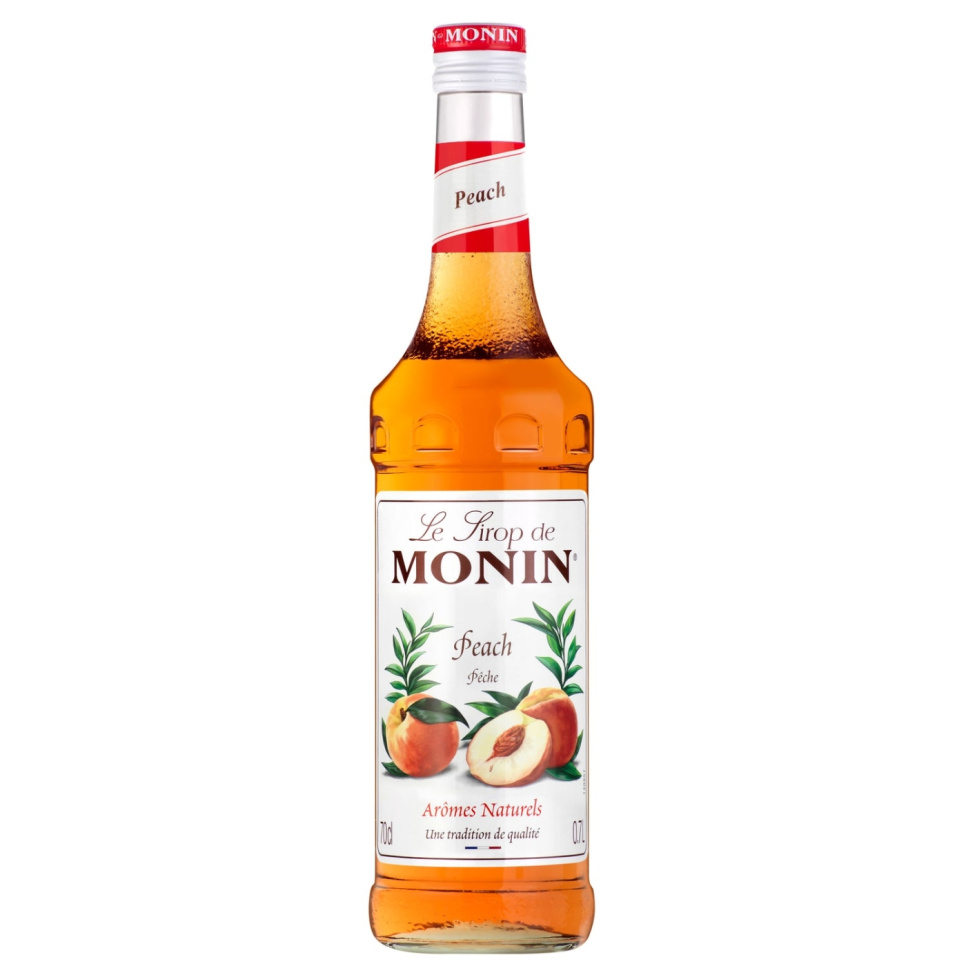 Monin Peach Syrup 70 cl in the group Bar & Wine / Bar equipment / Other bar equipment at KitchenLab (1083-30750)