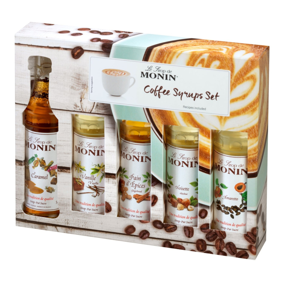 Monin Coffee Set Syrup 5 x 5 cl in the group Bar & Wine / Bar equipment / Other bar equipment at KitchenLab (1083-30786)