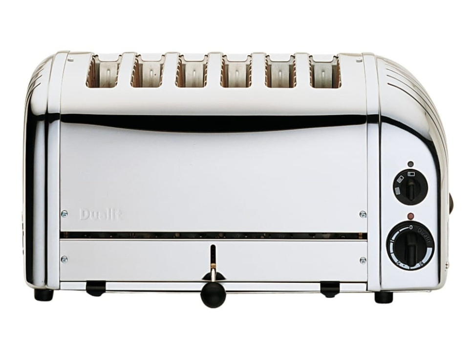 Toaster Classic, 6 Scheiben, Edelstahl - Dualit in der Gruppe Küchengeräte / Erhitzen & Kochen / Toaster bei The Kitchen Lab (1086-11671)