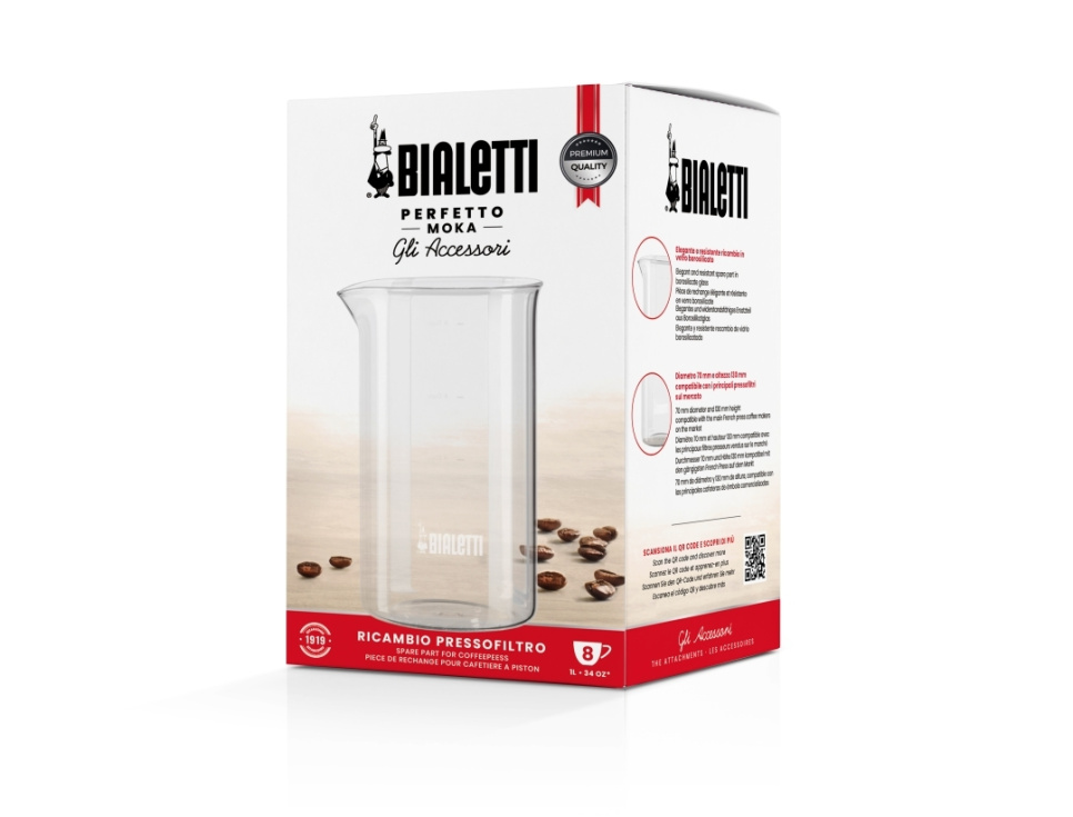 Spare glass for French press, 8 cups - Bialetti