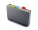 4 Chopping boards with storage, Large, grey - Joseph Joseph