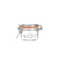Round jar w. lid, 0,125 l - Kilner