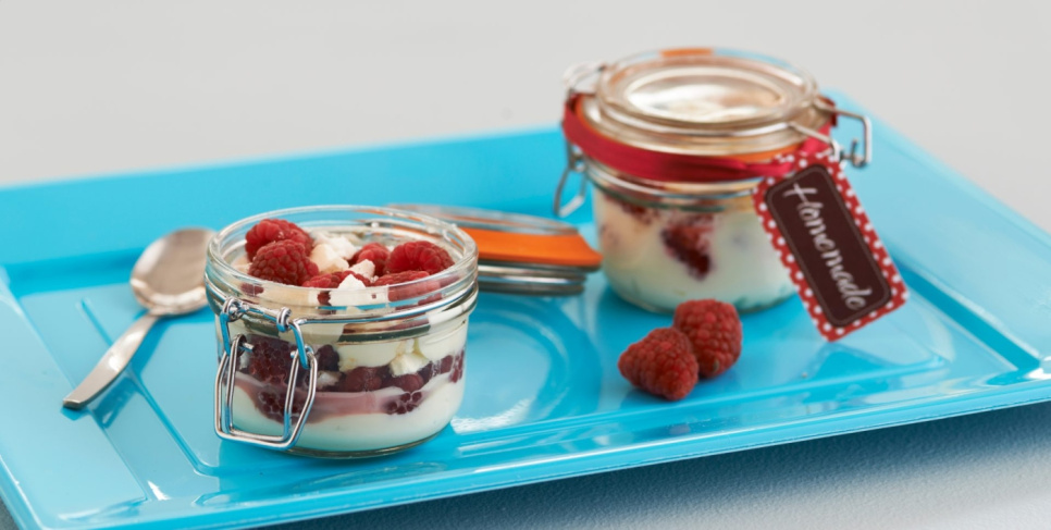 Round jar w. lid, 0,125 l - Kilner