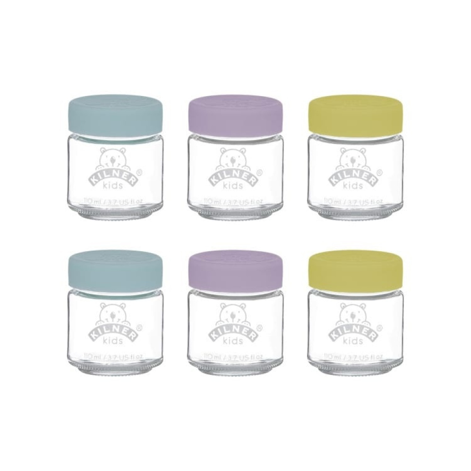 Baby food tins, 6 x 110 ml - Kilner in the group Cooking / Kitchen utensils / Bottles & jars at KitchenLab (1086-22460)